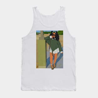 Black Woman Cartoon Collection Tank Top